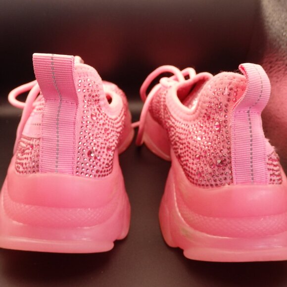 Steve Madden Maxima SM NY90 Hot Pink Sneakers - Picture 6 of 12